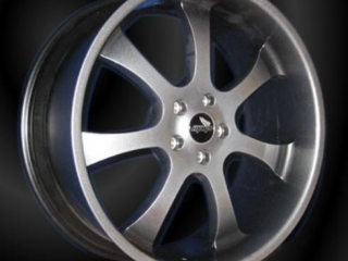 Forged alloy wheel, 7 spoke