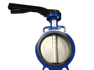 GGG25 Wafer Butterfly Valve, CF8 Disc, SS304 Shaft, EPDM Seat, DN200, PN16