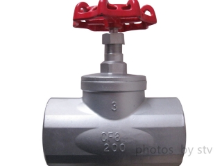 Investment Casting Globe Valve,CF8,3 Inch,200 WOG,NPT End