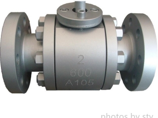 Flange Trunnion Mounted Ball Valve, ASTM A105, 2 Inch, 600 LB